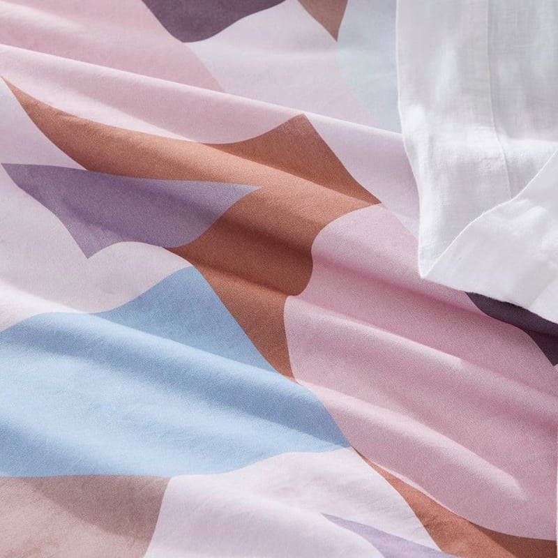 Geo Pink Quilt Cover Set + Separates