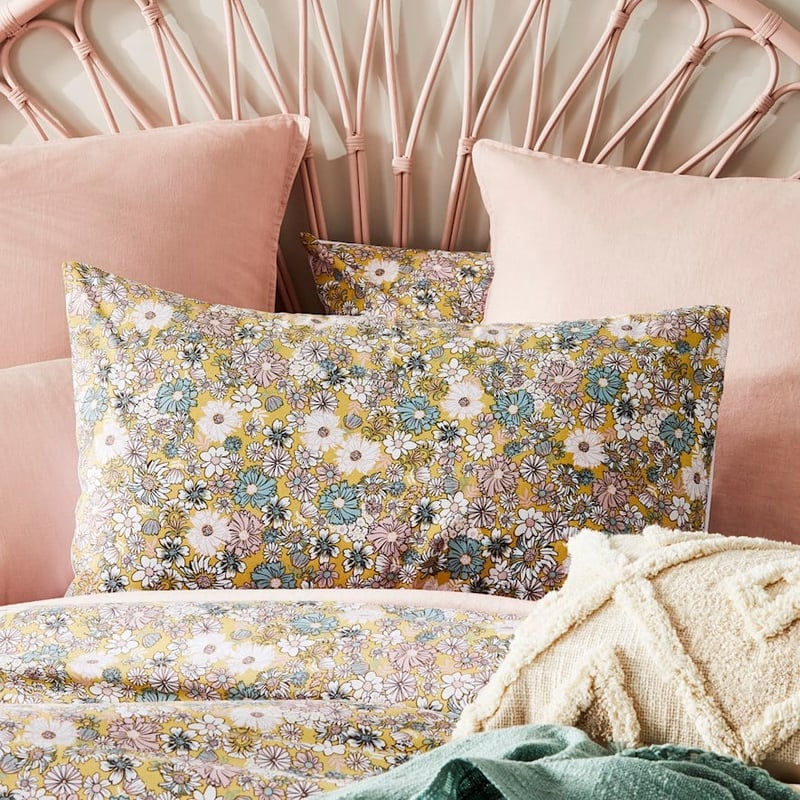Boho Mustard Quilt Cover Set + Separates