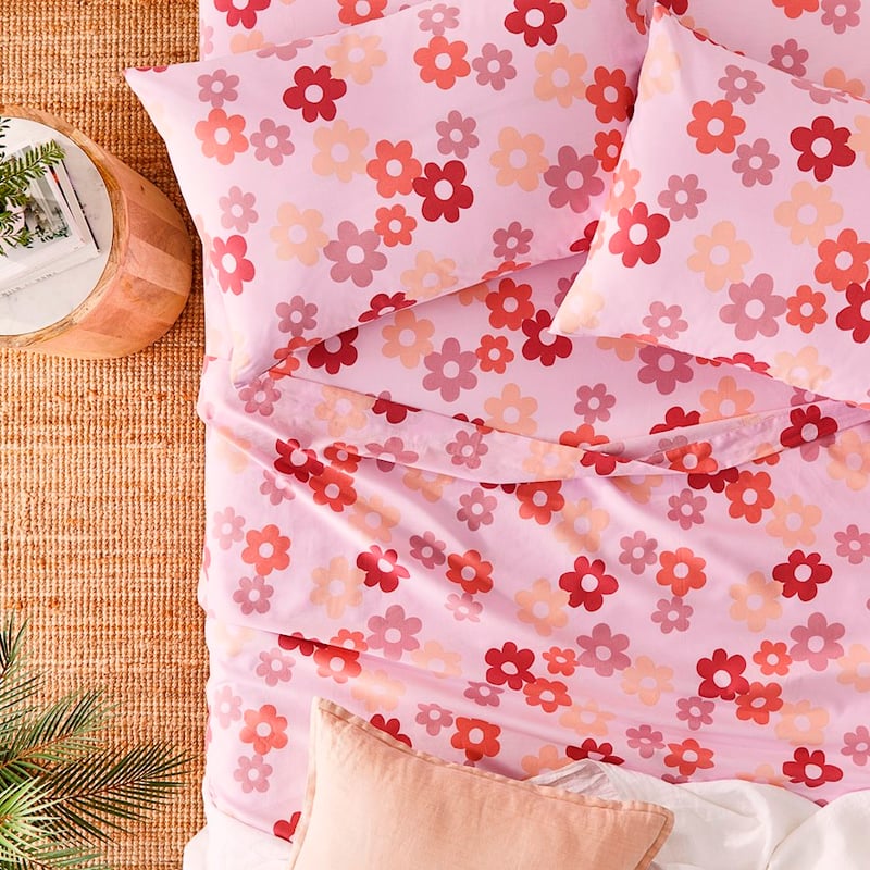 Perfect Cotton Percale Autumn Floral Sheet Set