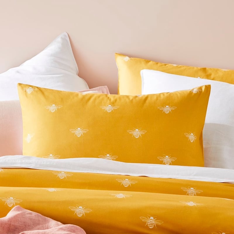 Bee Mustard Quilt Cover Set + Separates