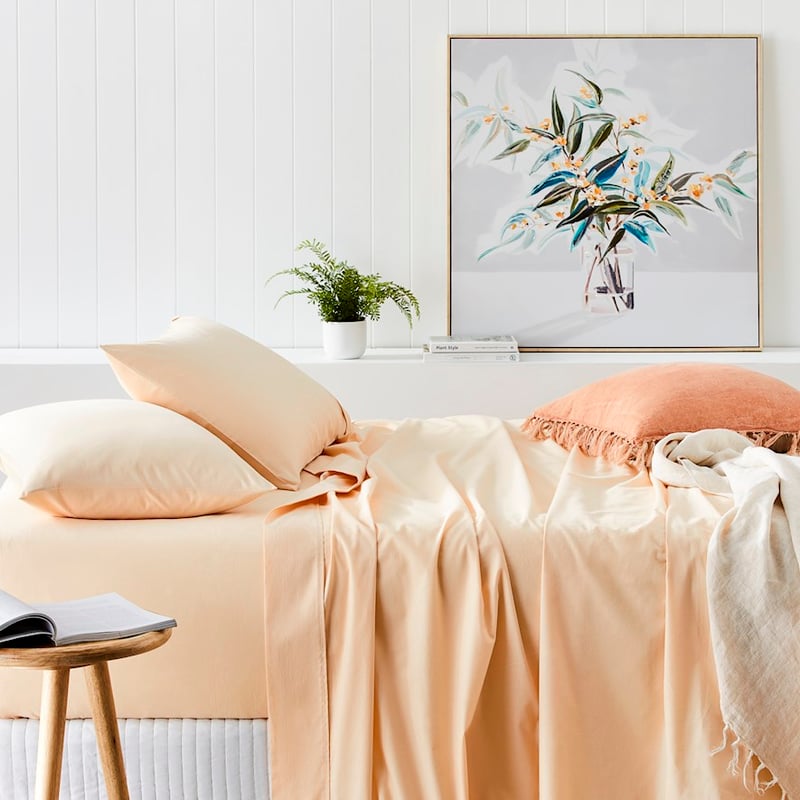 Plain Dye Perfect Cotton Percale Sand Sheet Set