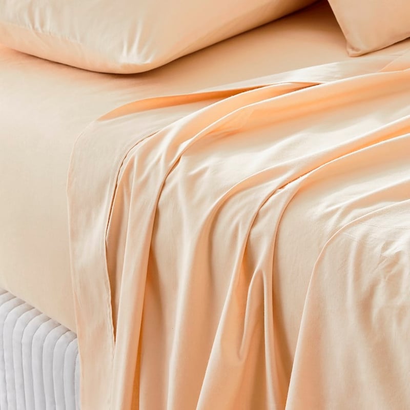 Plain Dye Perfect Cotton Percale Sand Sheet Set