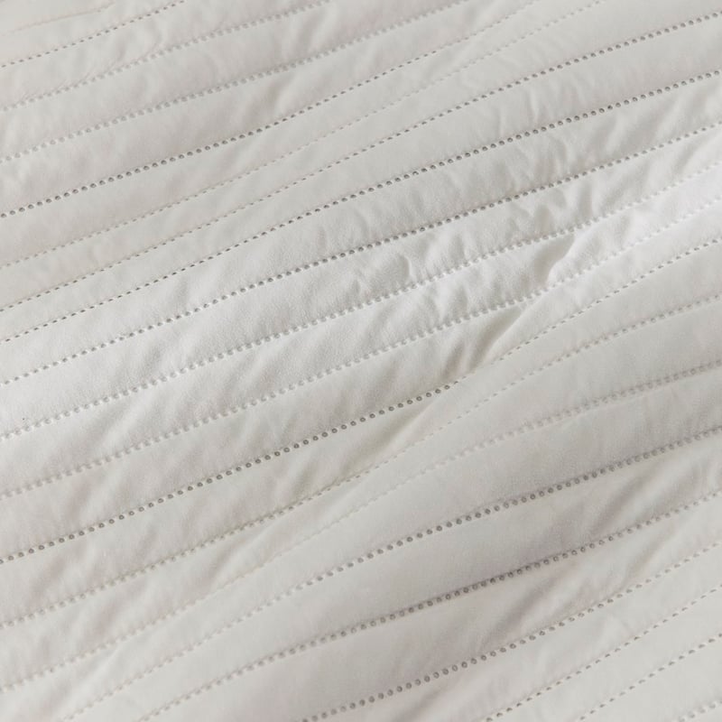Maverick Microfibre Grey Quilted Coverlet Set + Separates