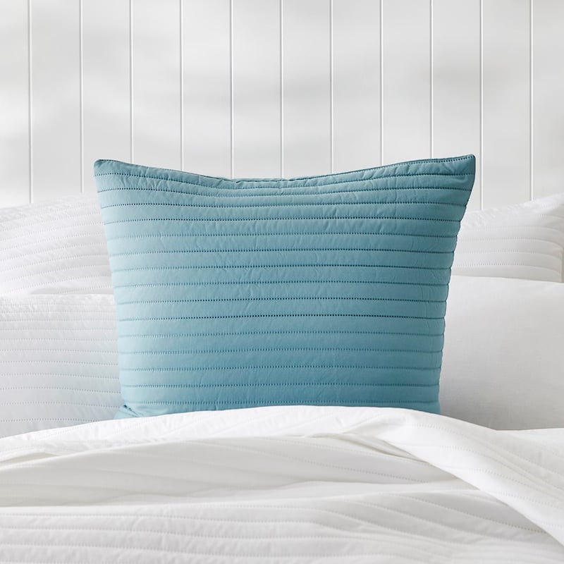 Maverick Microfibre Ocean Quilted Coverlet Set + Separates