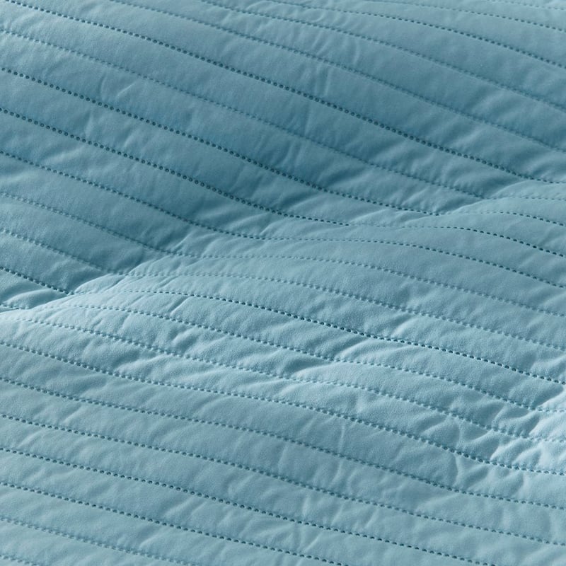 Maverick Microfibre Ocean Quilted Coverlet Set + Separates