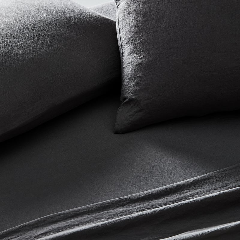 Microplush Coal Sheet Set