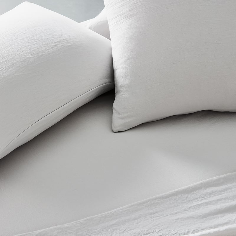 Microplush Silver Sheet Set