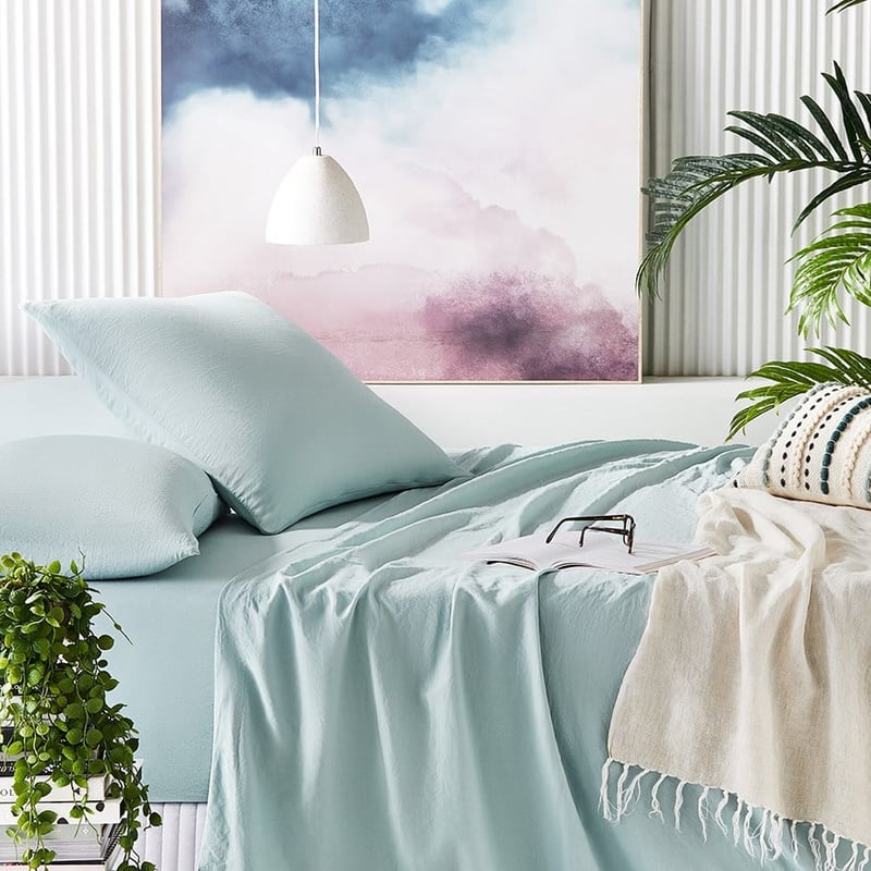 Microplush Sky Blue Sheet Set