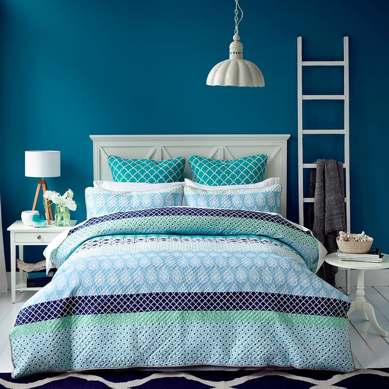 St Ives Blue Quilt Cover Separates
