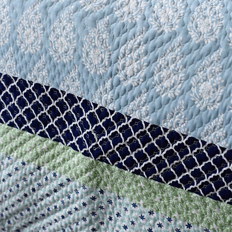 St Ives Blue Quilt Cover Separates