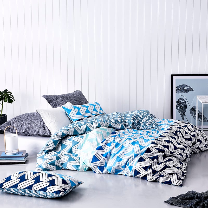 Yucatan QCS Blue Quilt Cover Set + Separates
