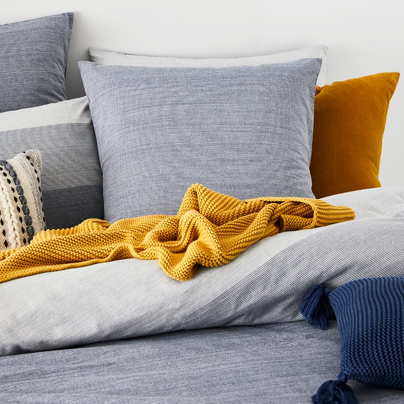 James Blue Quilt Cover Set + Separates