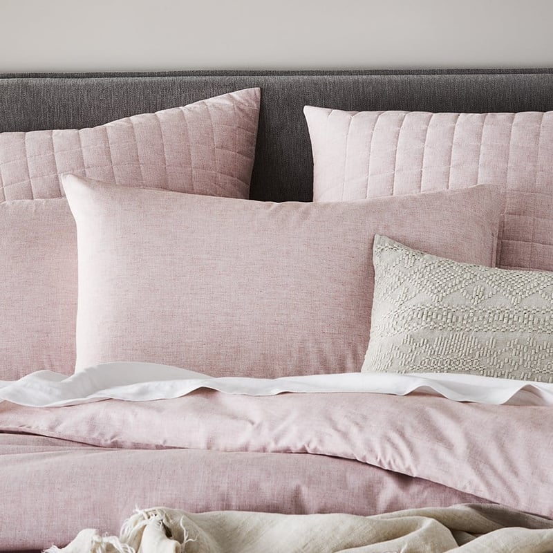 Austin Chambray Cotton Clay Quilt Cover Separates