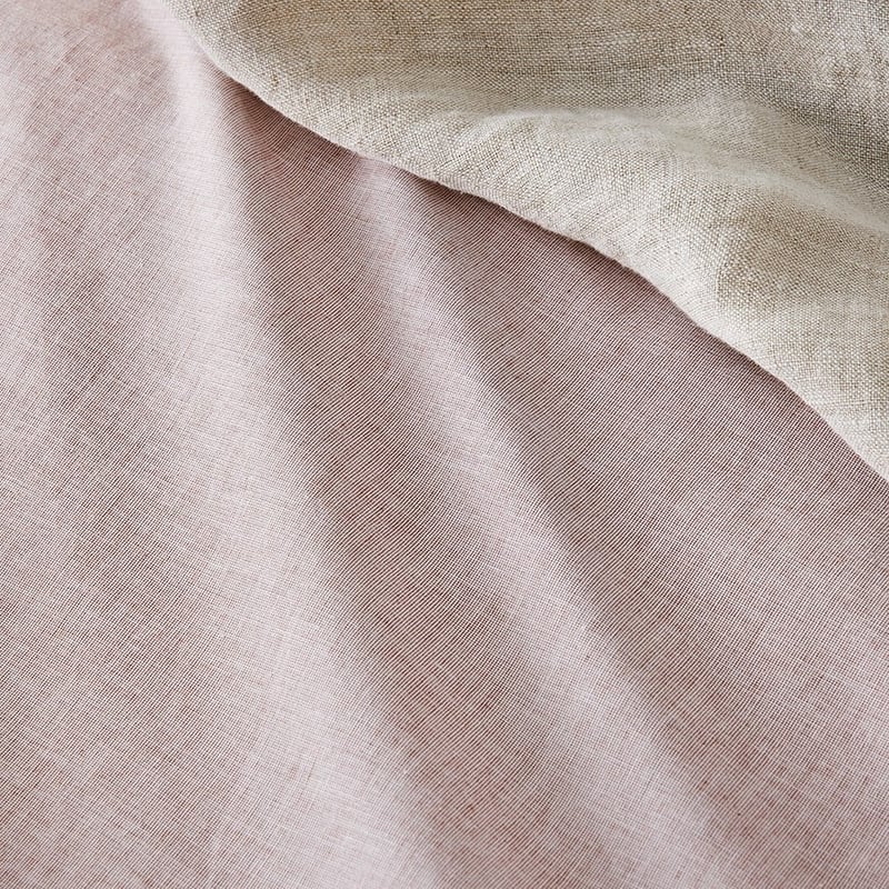Austin Chambray Cotton Clay Quilt Cover Separates