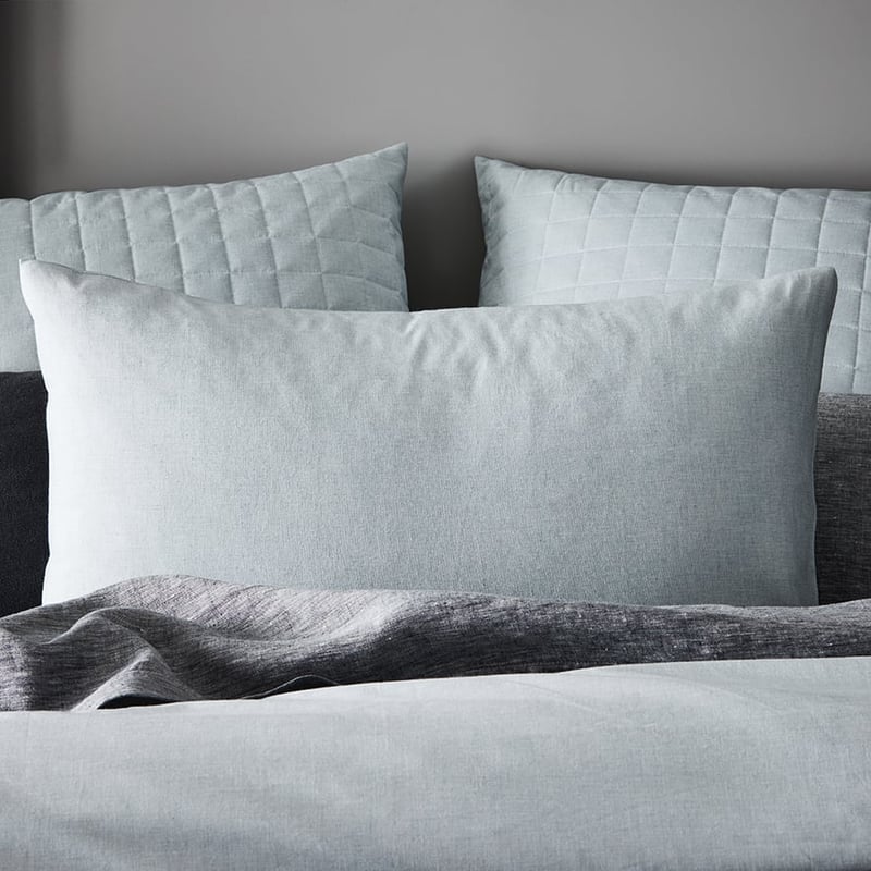 Austin Chambray Cotton Sage Quilt Cover Separates