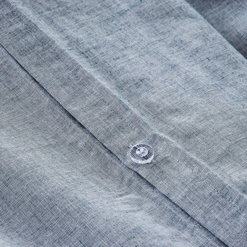 Austin Chambray Cotton Teal Quilt Cover Separates