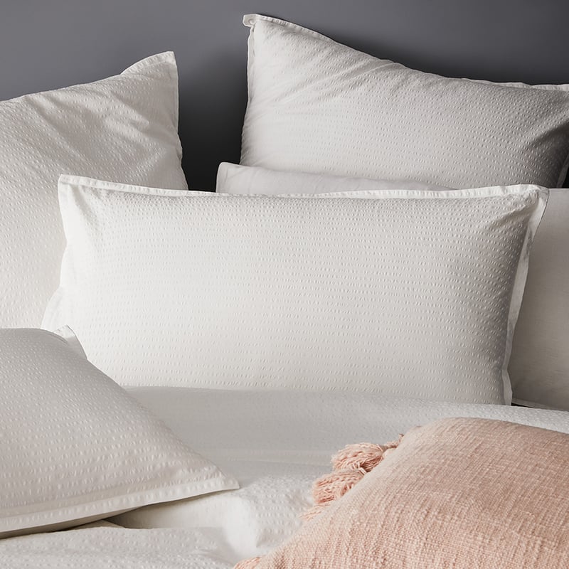 Corfu White Quilt Cover Set + Separates