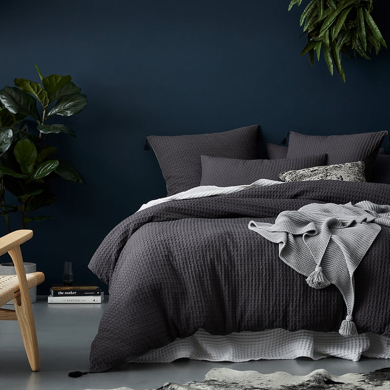 Pip Quilt Cover Set Grey Quilt Cover Set + Separates