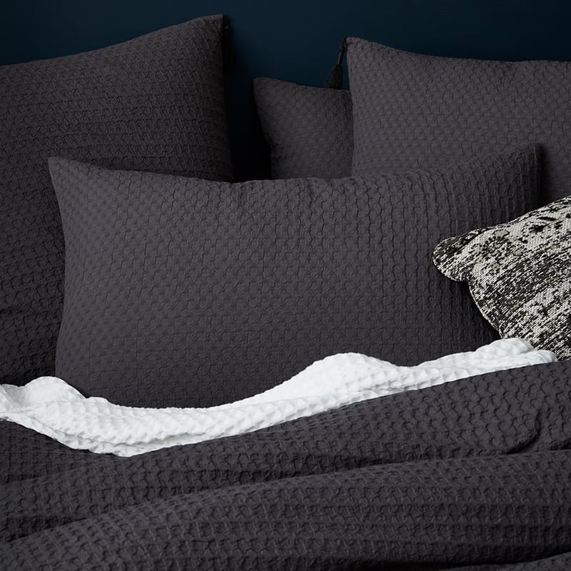 Pip Quilt Cover Set Grey Quilt Cover Set + Separates