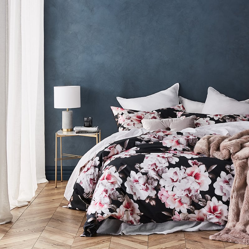 Rose Garden Deep Pink Quilt Cover Set + Separates