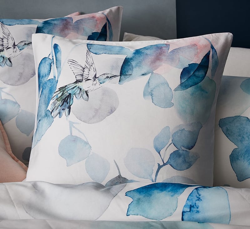 Flora Grey Quilt Cover Set + Separates