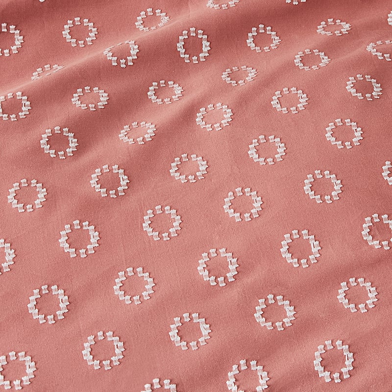 Hoop Dusty Rose Quilt Cover Set + Separates