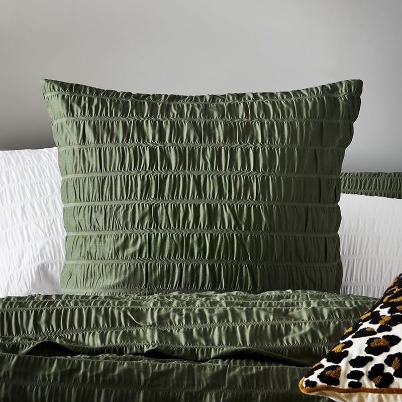 Anika Khaki Quilt Cover Set + Separates