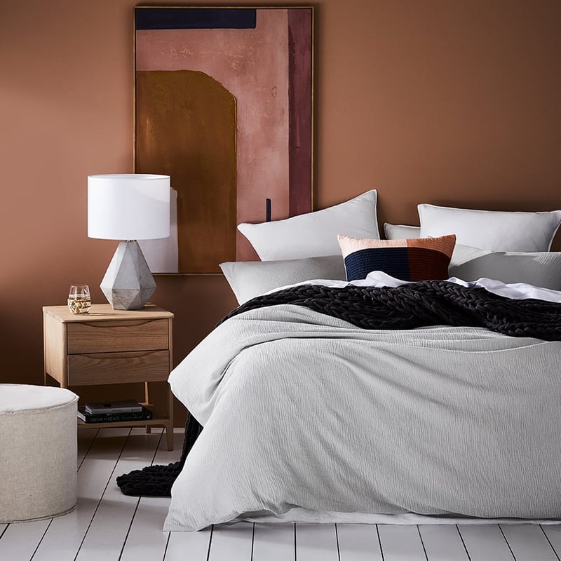 Collins Grey Quilt Cover Set + Separates