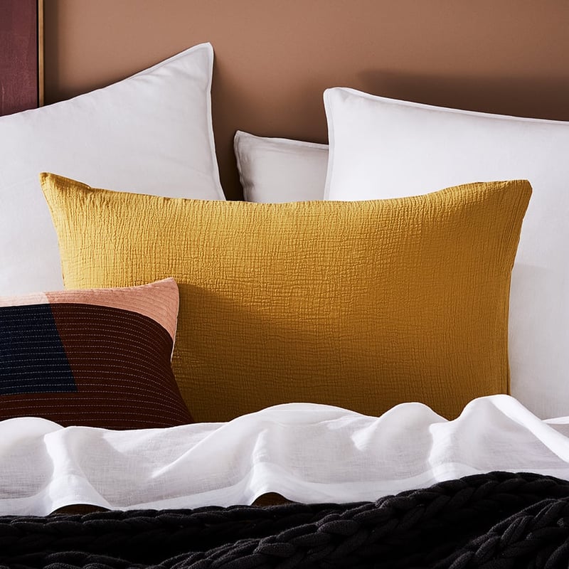 Collins Mustard Quilt Cover Set + Separates