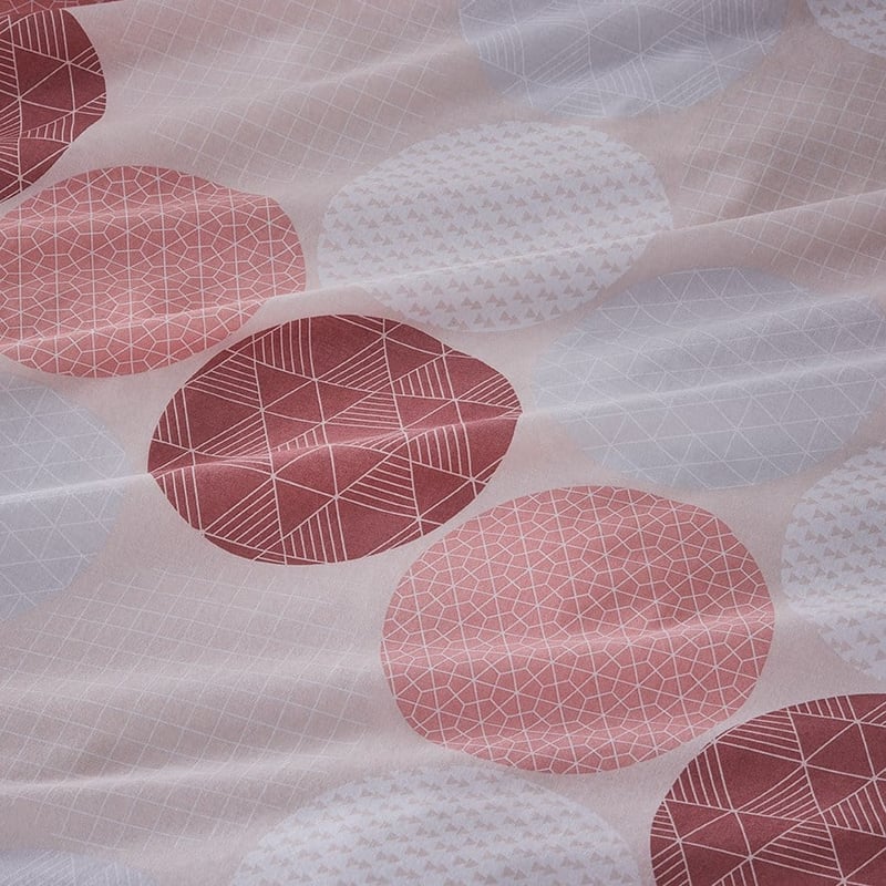 Prewashed Cotton Printed Pink Spot Quilt Cover Set + Separates