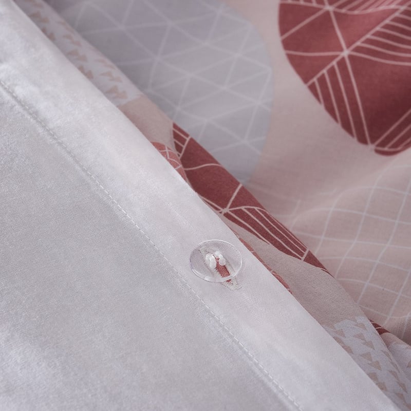 Prewashed Cotton Printed Pink Spot Quilt Cover Set + Separates