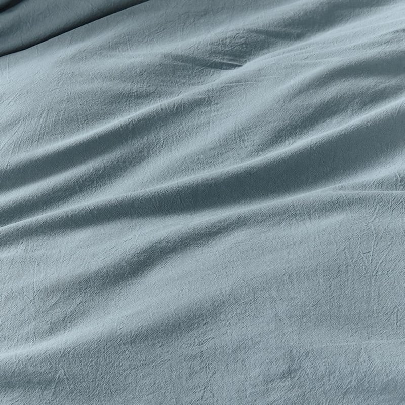 Olsen Linen Cotton Queen Natural & Sage Quilt Cover Set + Separates