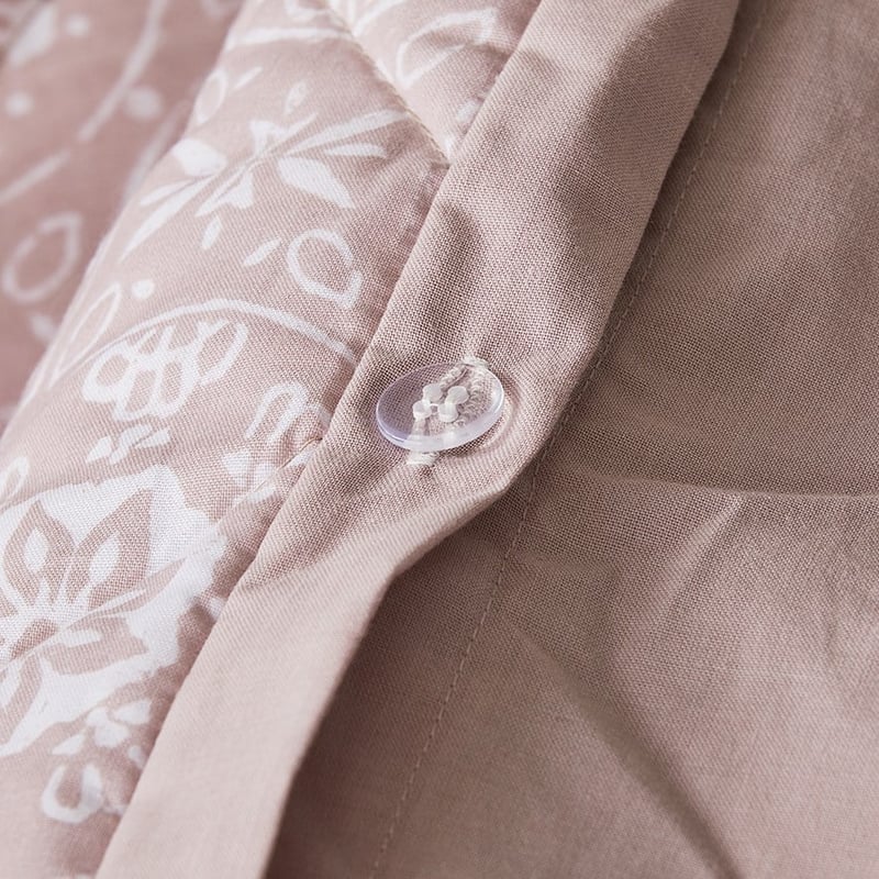 Mia Pink Quilted Quilt Cover Set + Separates