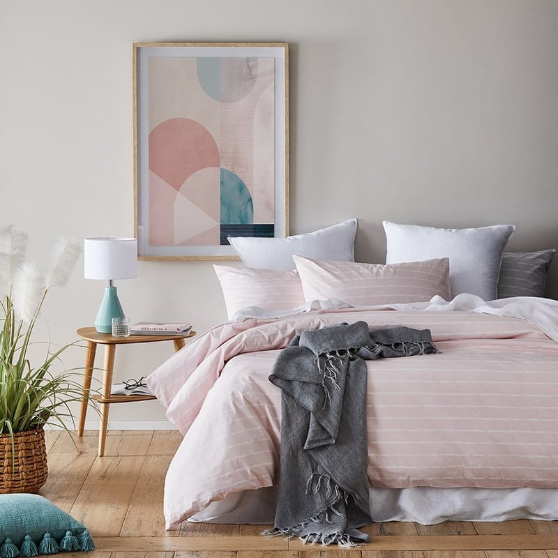 Shelby Pink Quilt Cover Set + Separates