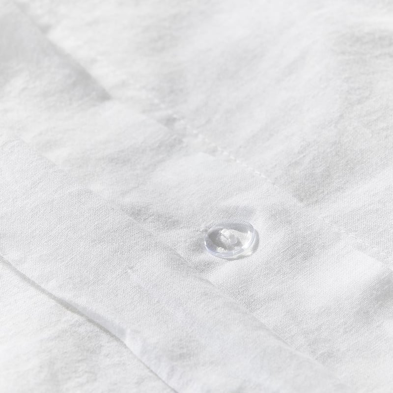 Amelie White Quilted Quilt Cover Set + Separates