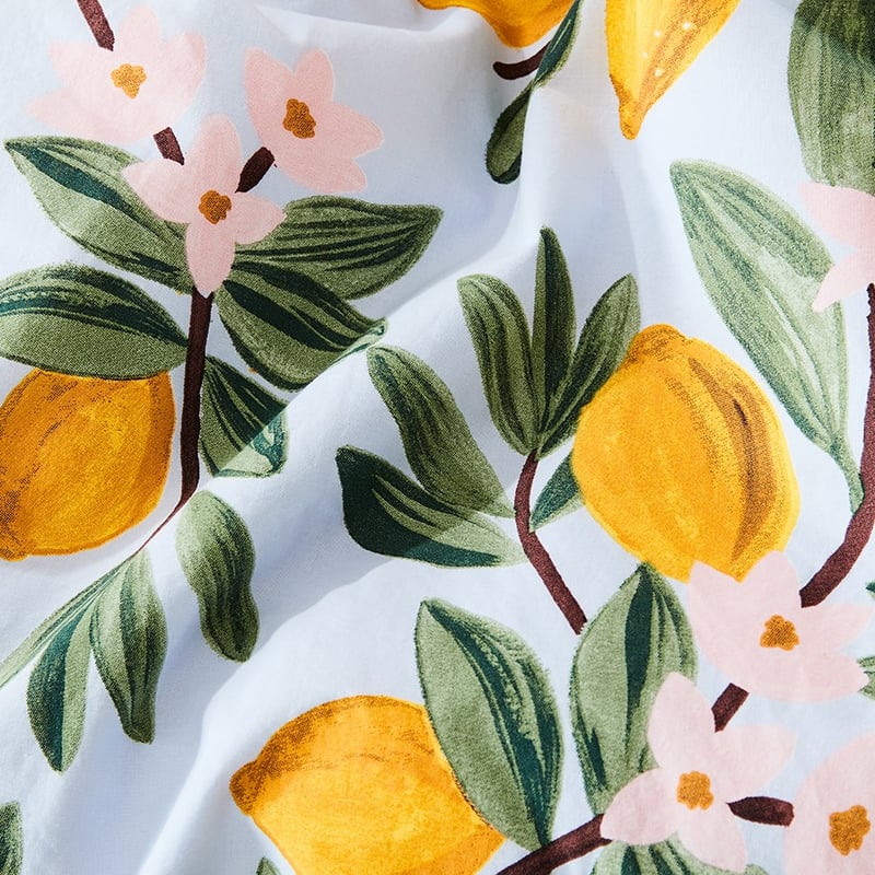 Lemons Yellow Quilt Cover Set + Separates