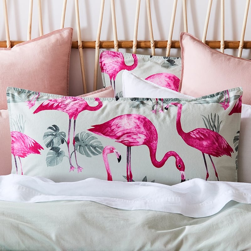 Flamingo Pink Quilt Cover Set + Separates