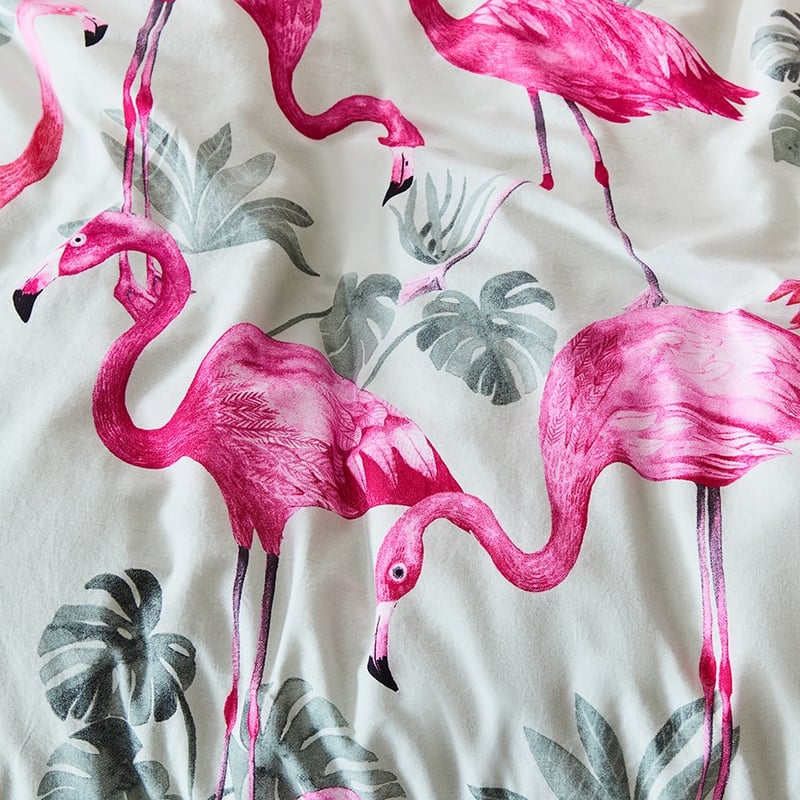 Flamingo Pink Quilt Cover Set + Separates