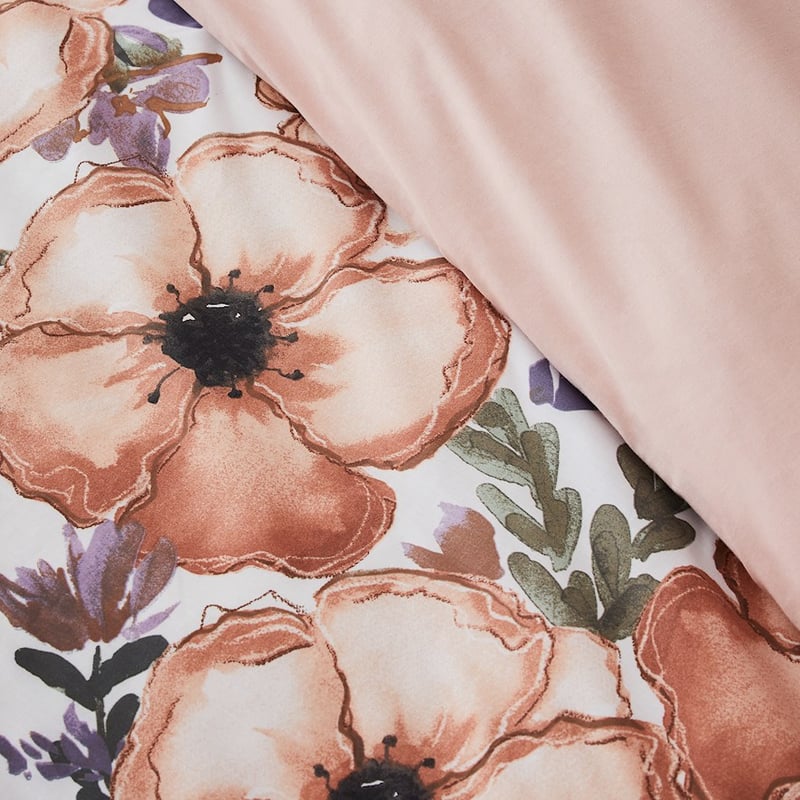 Peony Apricot Quilt Cover Set + Separates
