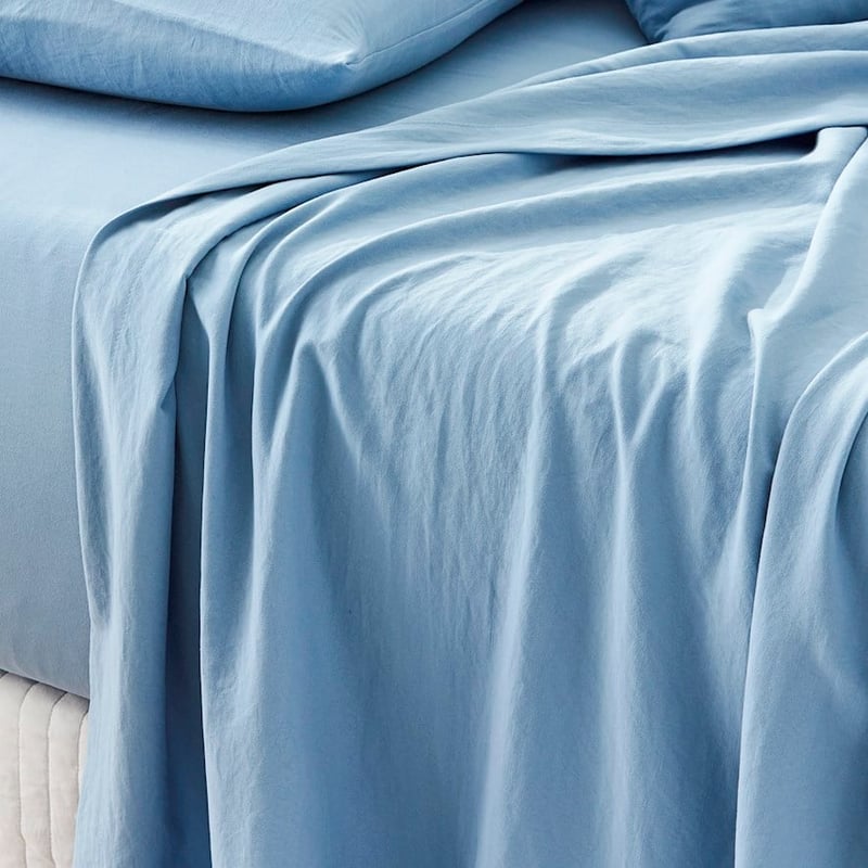 Microplush Dusty Blue Sheet Set