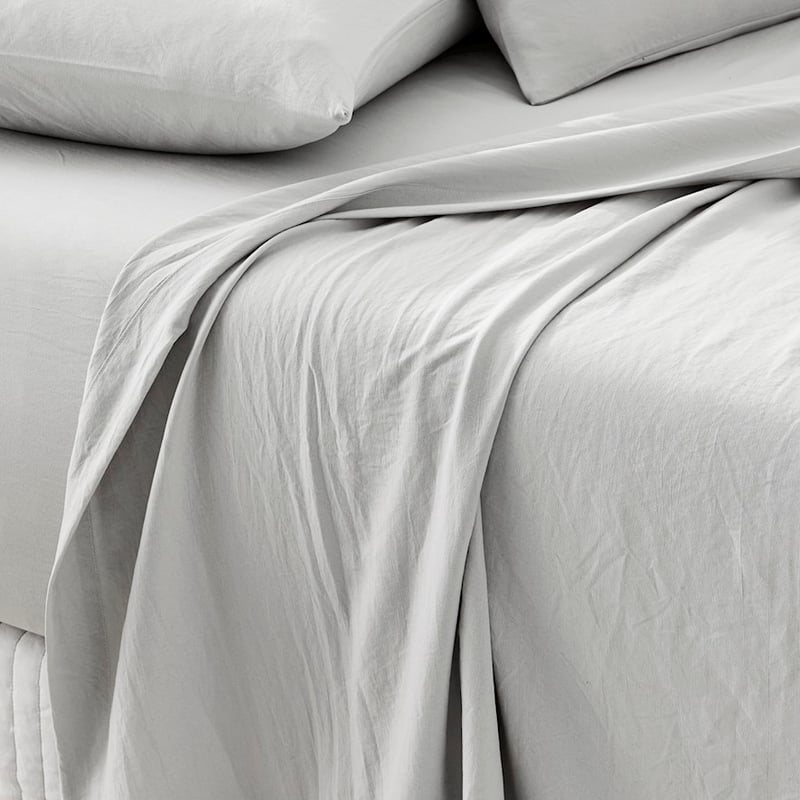 Microplush Grey Sheet Set