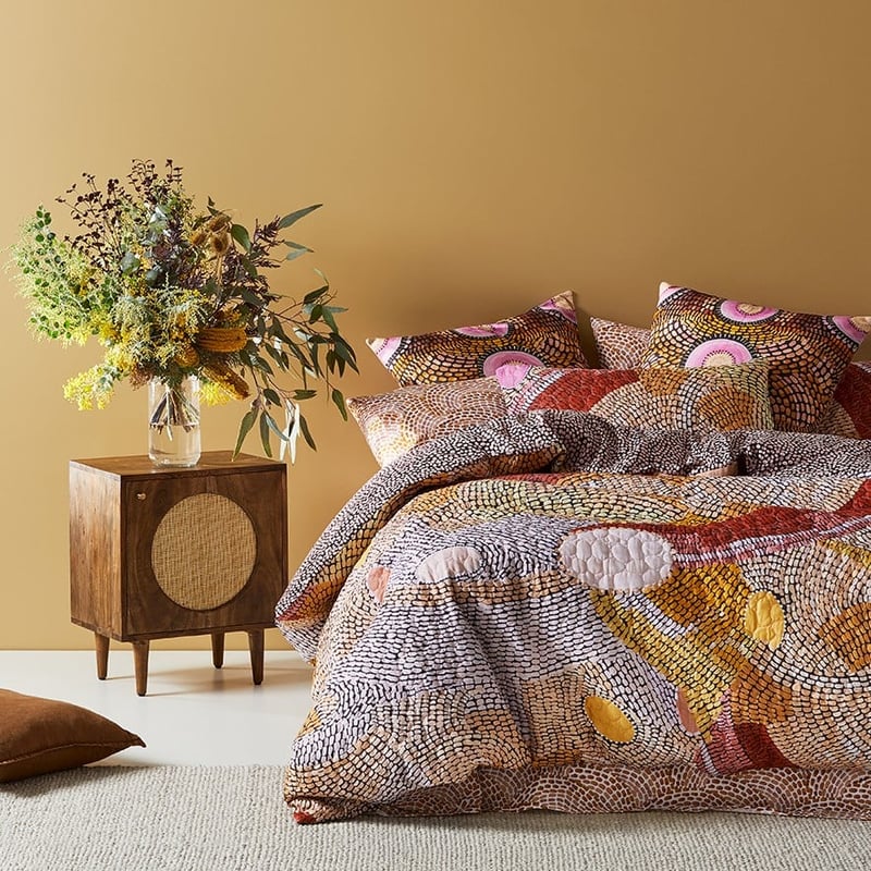 Miimi + Jiinda Lowanna Quilted Pillowcase