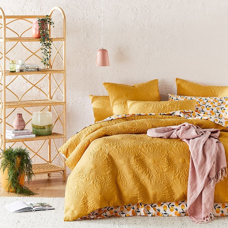 Sunflower Quilted Butter Pillowcase