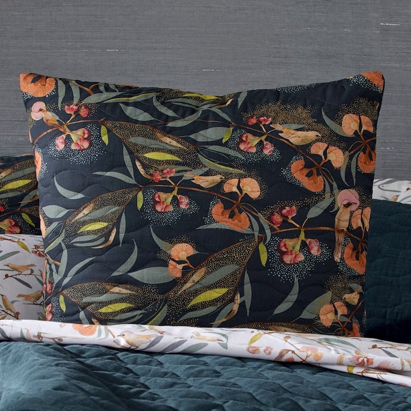 Dana Kinter Love Blooms Midnight Pillowcase