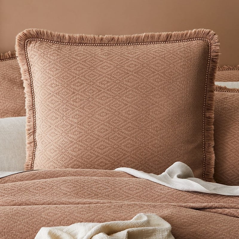Mara Jacquard Clay Pillowcase 