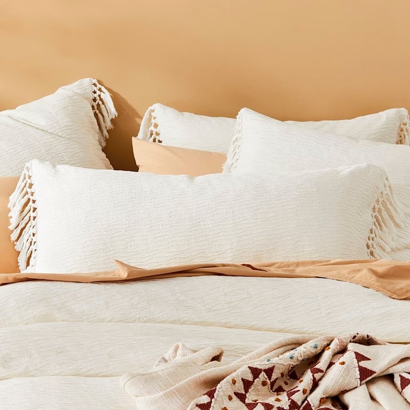 Margot Tassel Natural Pillowcase