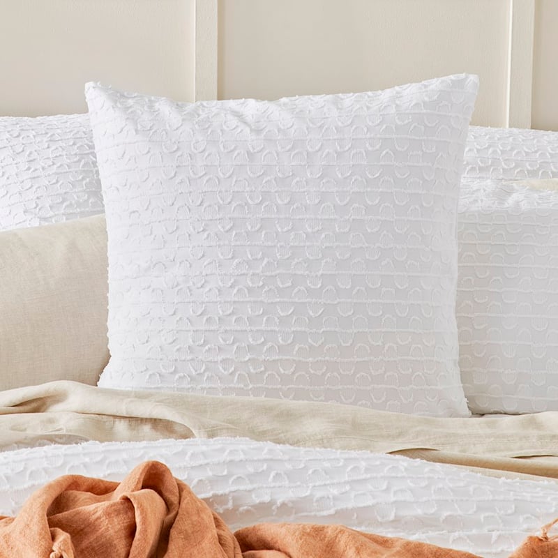 Miley Jacquard White Pillowcase