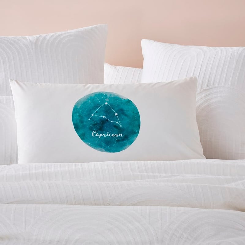 Capricorn Horoscope Text Pillowcase
