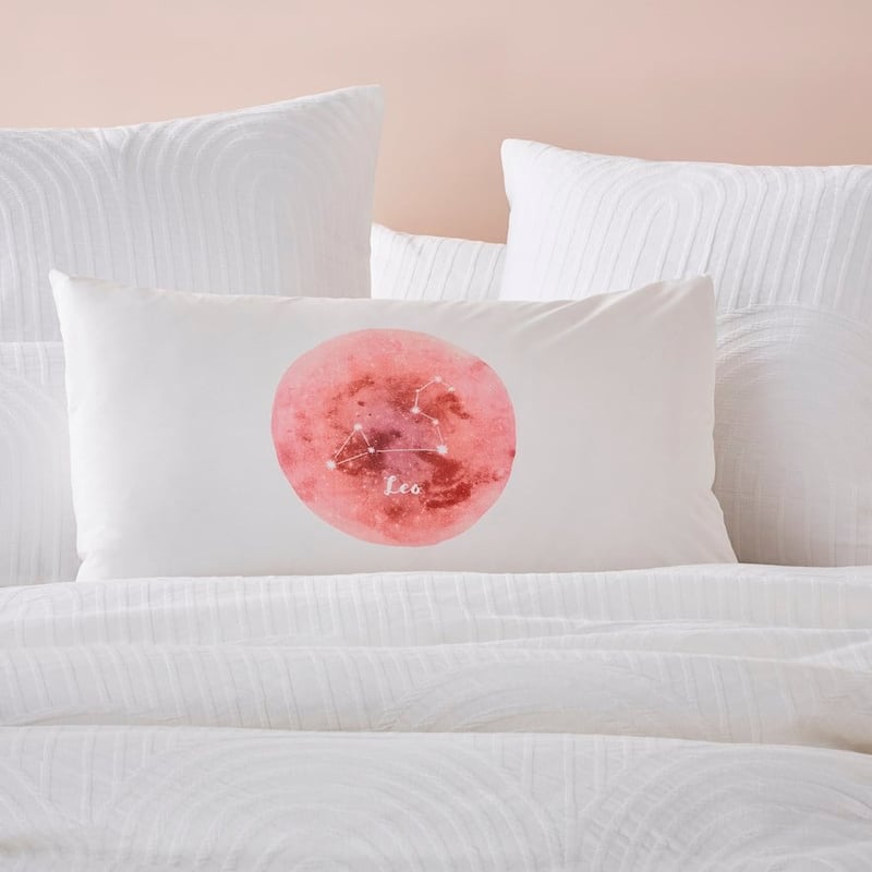 Leo Horoscope Text Pillowcase