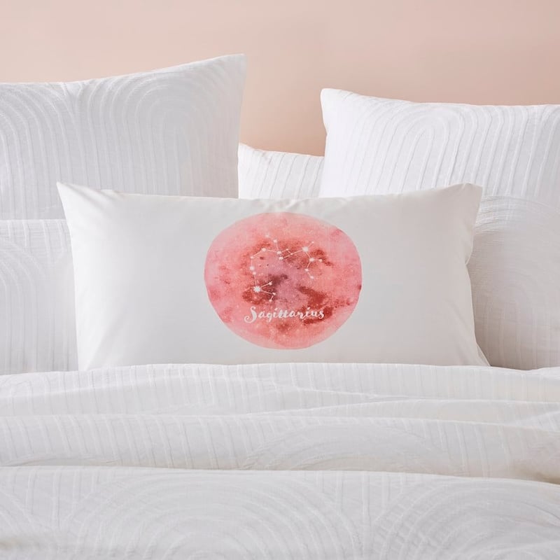 Sagittarius Horoscope Text Pillowcase